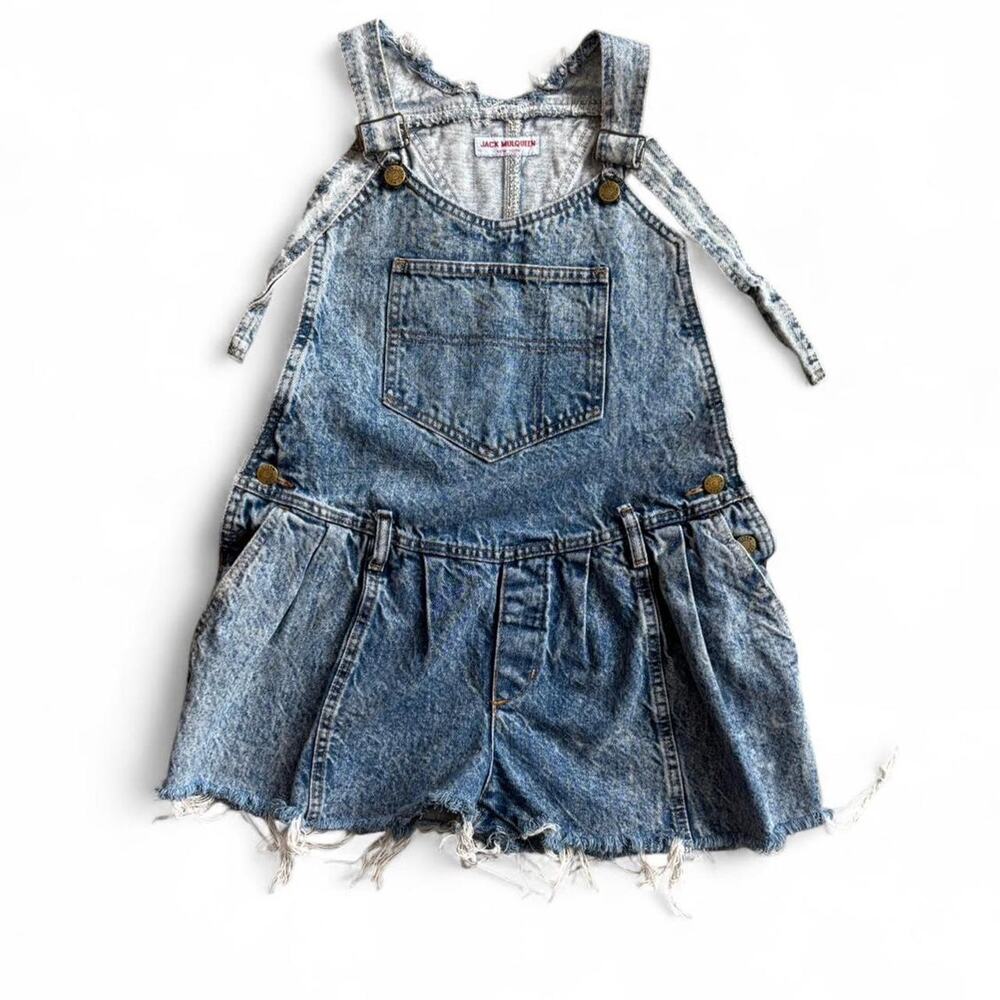 90s Denim Overall Shorts – Vintage Cutoff Bib S